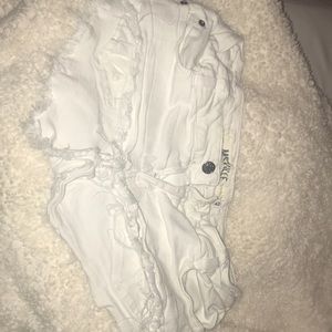 Brandy Melville white denim shorts!
